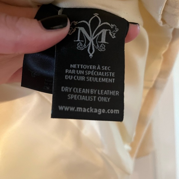 Mackage Wool & Leather Coat - Picture 3 of 5